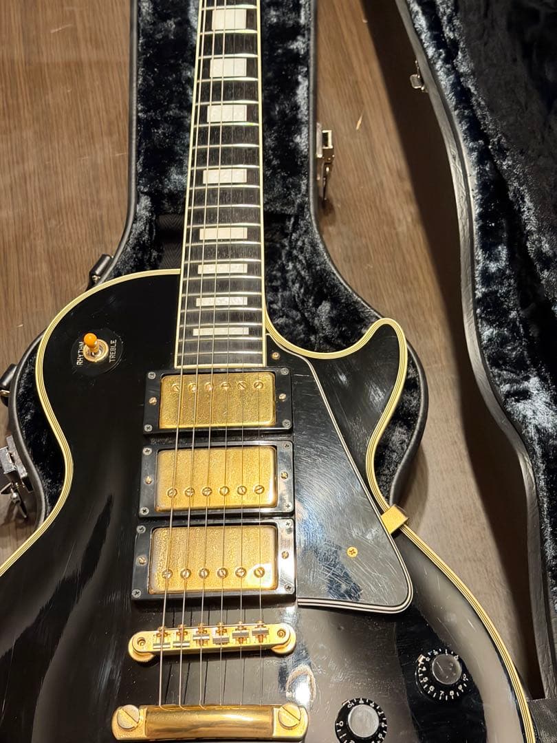 Burny レスポール カスタム 3PU バーニー　ギブソン