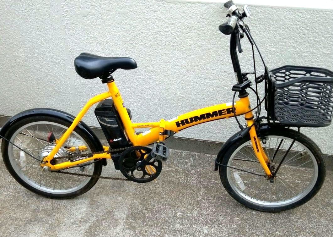引取限定(小平市)、折り畳み式電動アシスト自転車