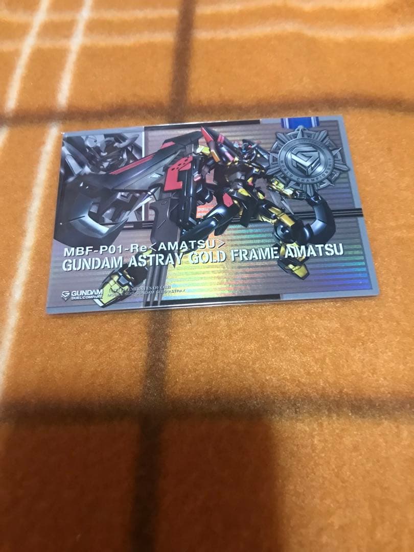 ガンダム　デュエルカンパニー　ガンダムSEED アストレイゴールドフレーム天