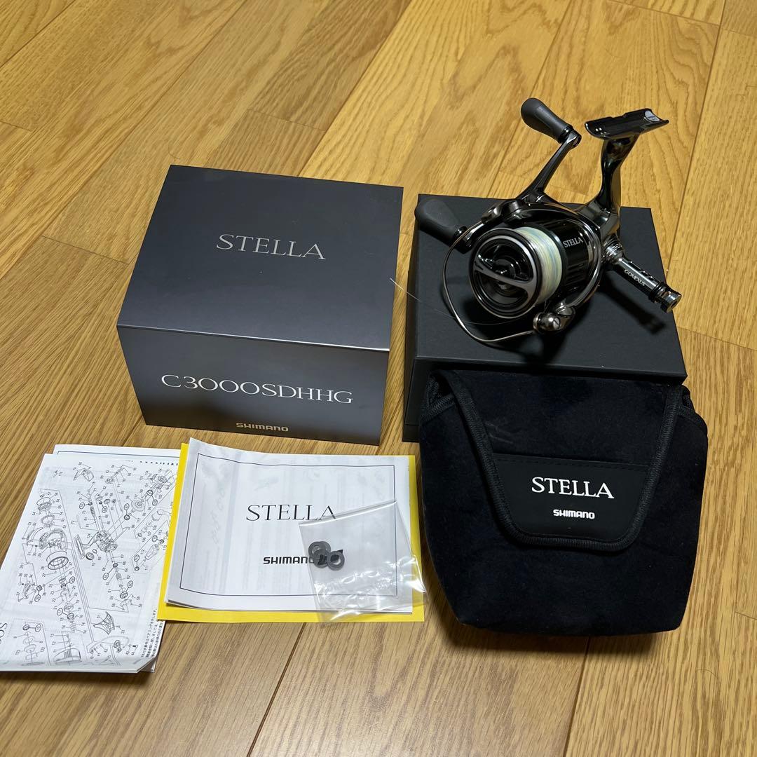 （良品）SHIMANO 22 ステラ C3000SDHHG