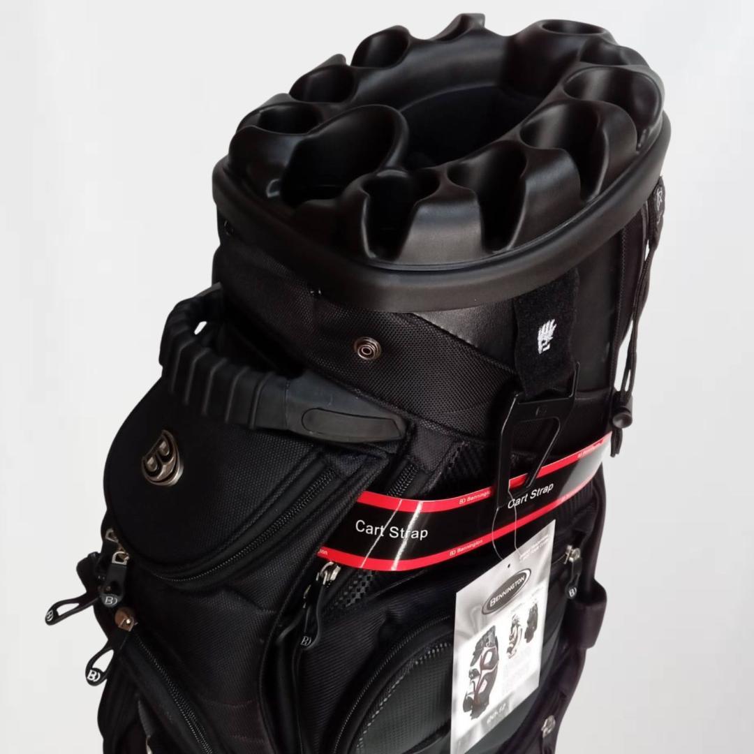 プレミアム BENNINGTON ベニントン １５分割 キャディバッグ ブラック