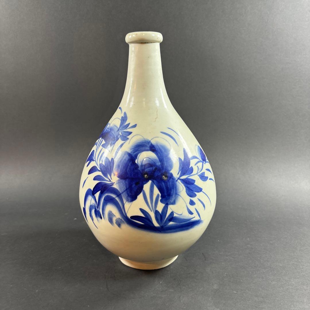 セール　花　染付　伊万里　有田　花瓶　徳利　壺　飾り