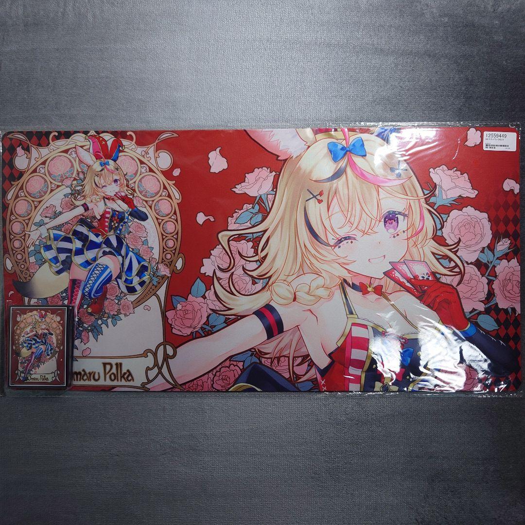 α1 ホロライブ ミュシャ風&通常衣装 尾丸ポルカ スリーブ&プレイマット