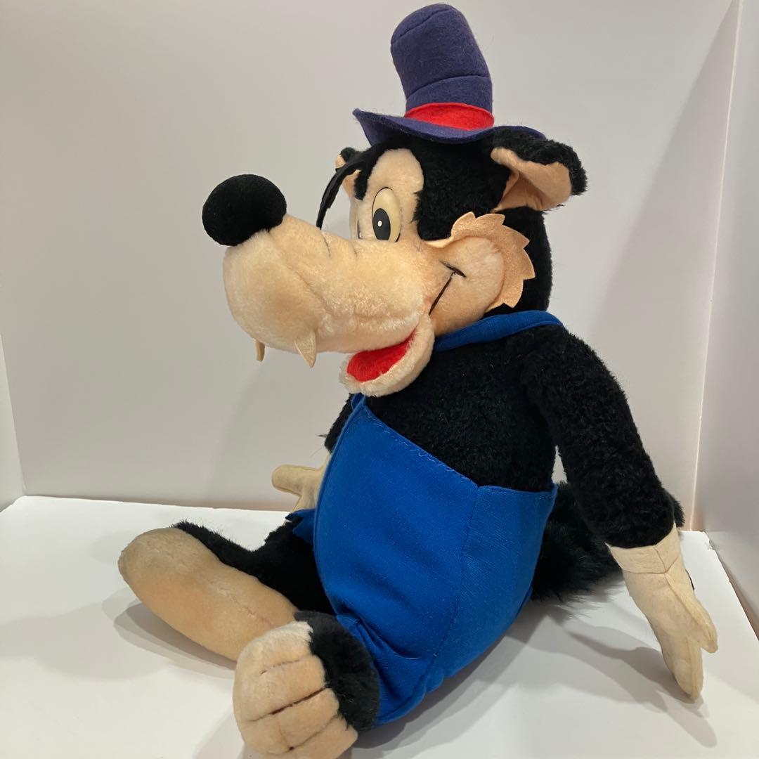 東京ディズニーランド　ビッグバッドウルフ　ぬいぐるみ　昭和レトロ
