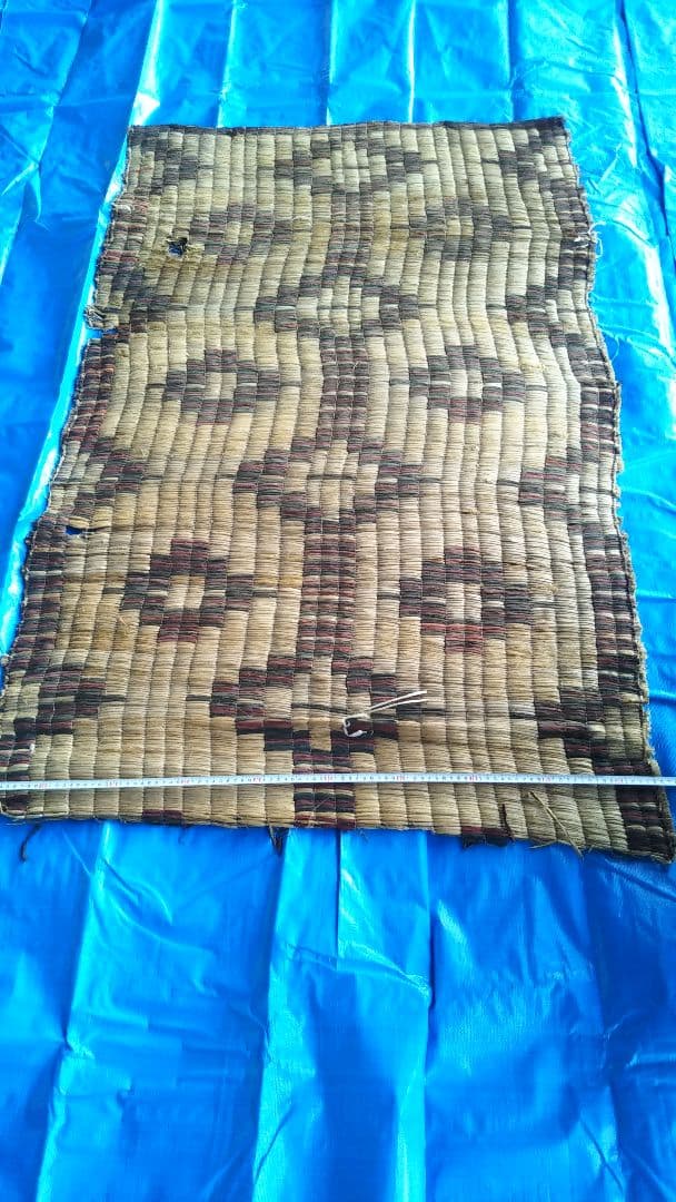 (値下げ)アイヌ花ござ!　歴史的保存品