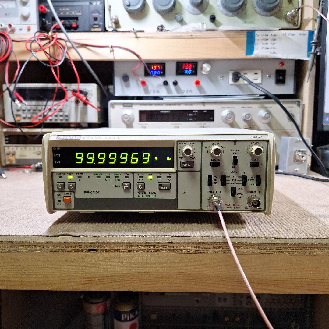 アドバンテスト　TR5821 周波数カウンター