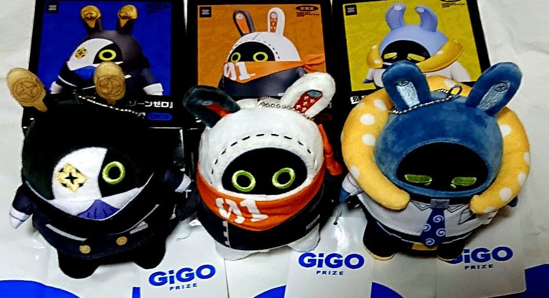 GIGO限定 ゼンゼロ ボンプ デスクトップフィギュア ぬいぐるみ コンプセット