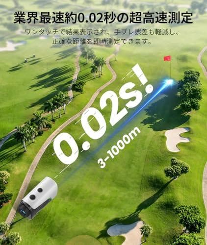 OUTZOOP ゴルフレーザー距離計 B1000F B1000PROF 3点間p