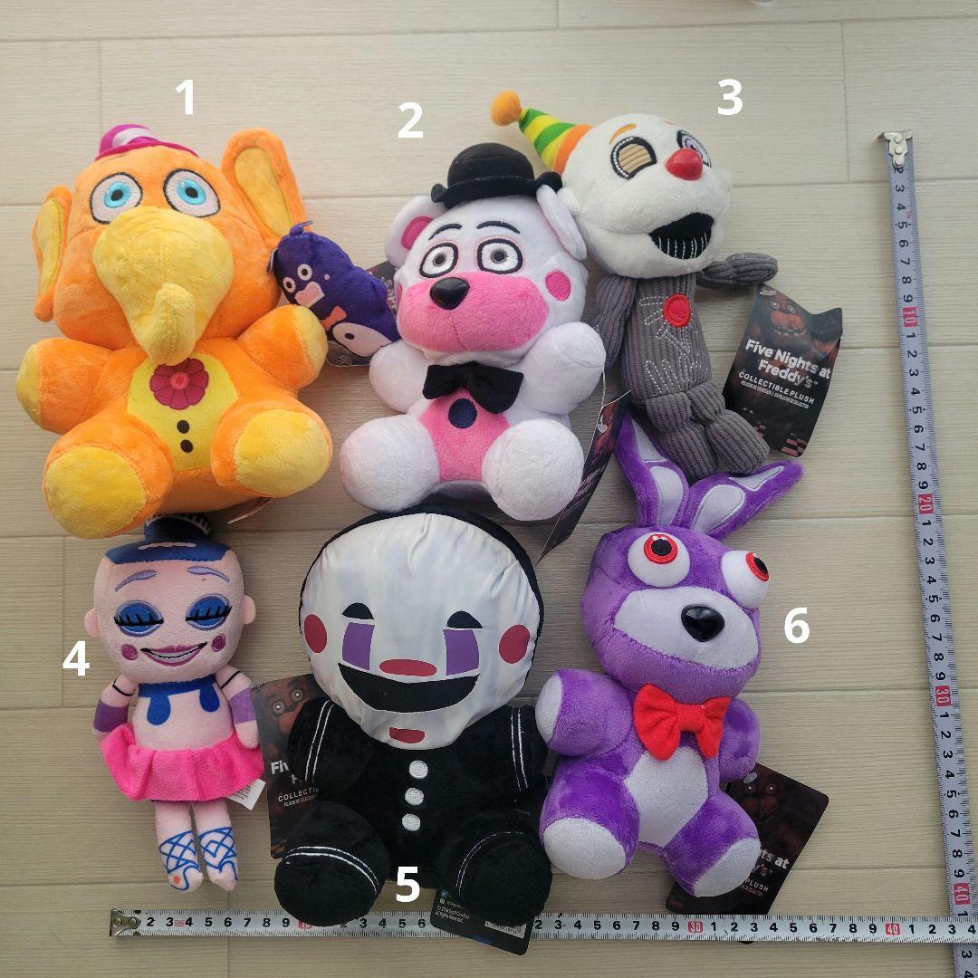 fnaf ファイブナイツアットフレディーズ ぬいぐるみ まとめ売り