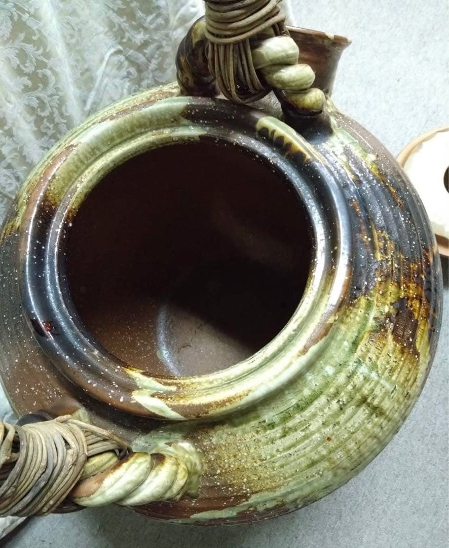 時代物 信楽焼き 特注品 特大 土瓶 インテリア 飾り