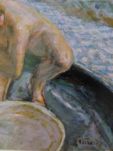 ピエール・ボナール【浴槽、ブルーのハーモニー】 高級画集画