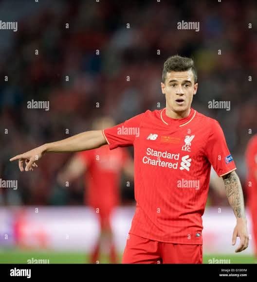 リバプール　15-16　ホームユニフォーム　コウチーニョ　10　ヨーロッパリーグ