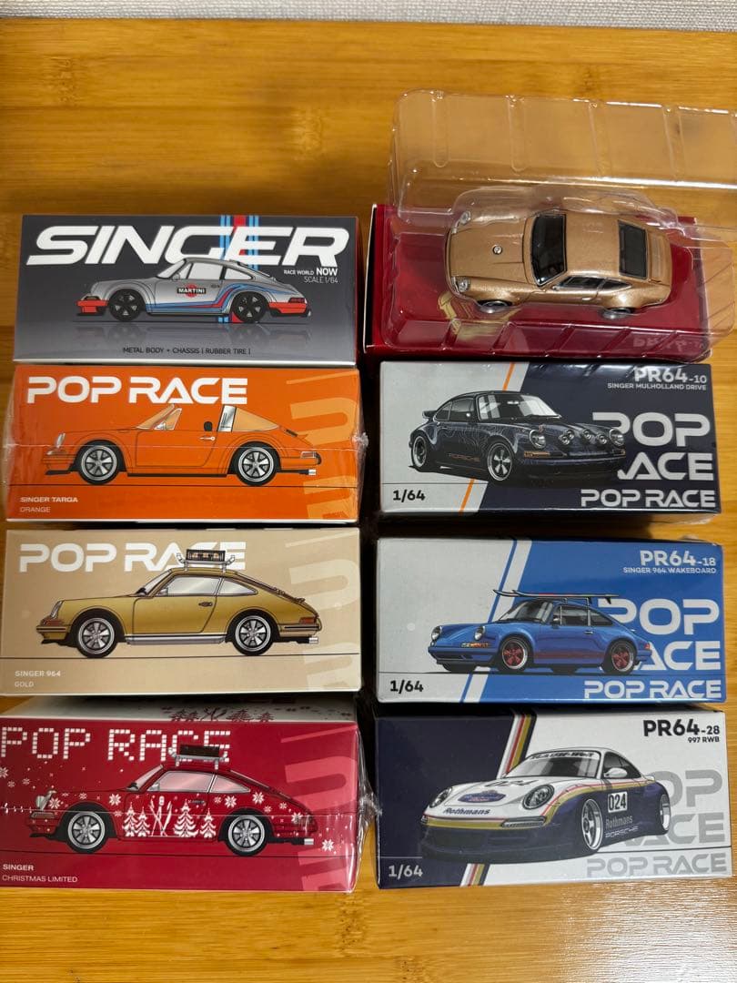【POP RACE】Porsche Shinger / RWB 8台セット