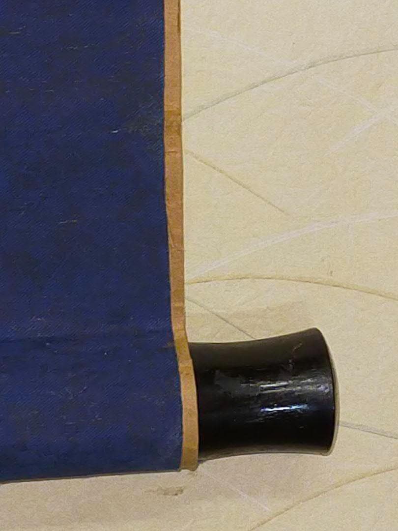 ♥とても古い　掛け軸　中国　人物　掛軸　釣り人　骨董品　古玩　居正