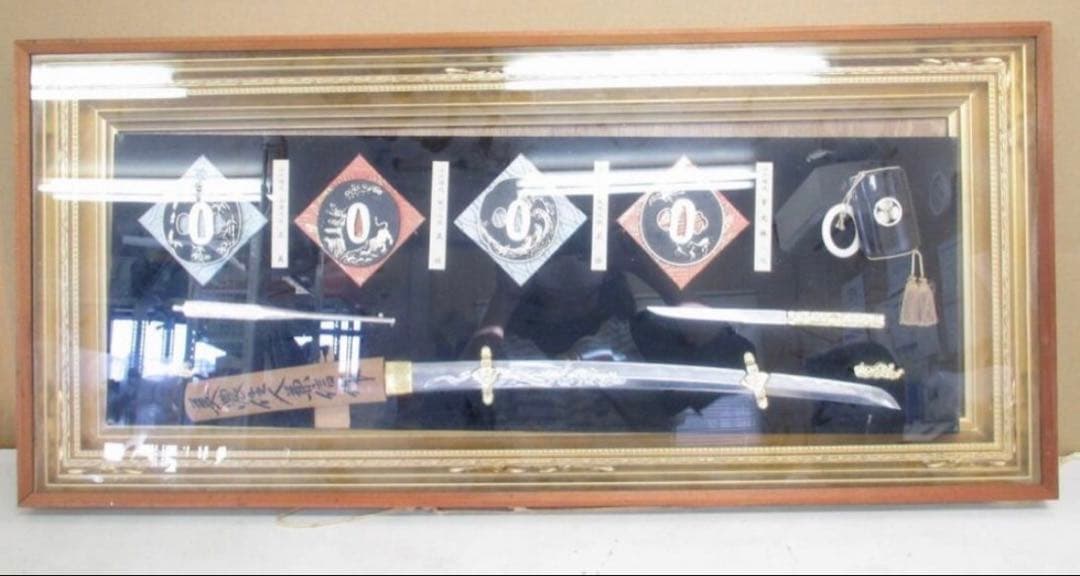 K8 江戸時代 レプリカ 模造刀 刀剣額 コレクション 飾り