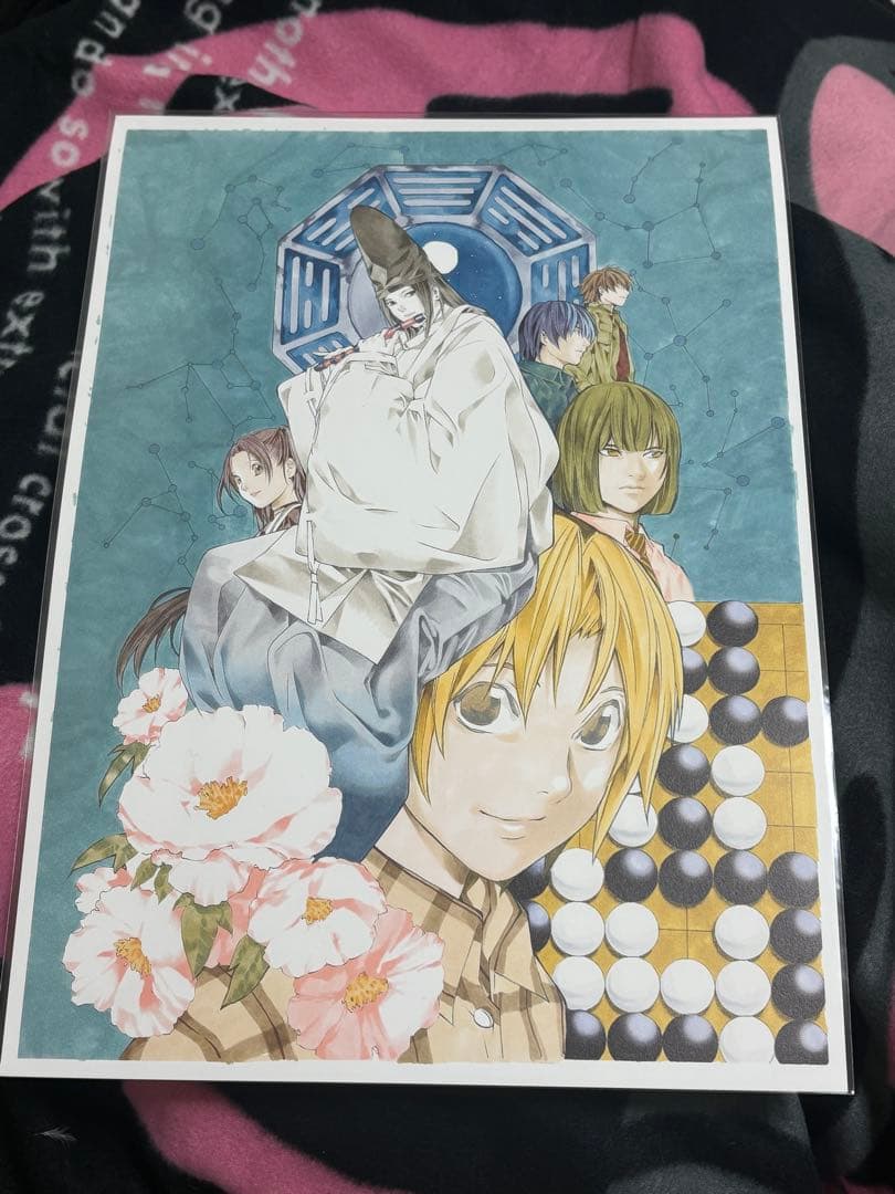 ヒカルの碁 複製原画 複製イラスト 塔矢アキラ 進藤ヒカル 藤原佐為