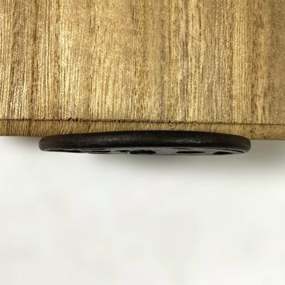 B-76 鍔　透鍔　金象嵌　武具　刀装具　骨董品　時代物　日本　美術品　工芸品