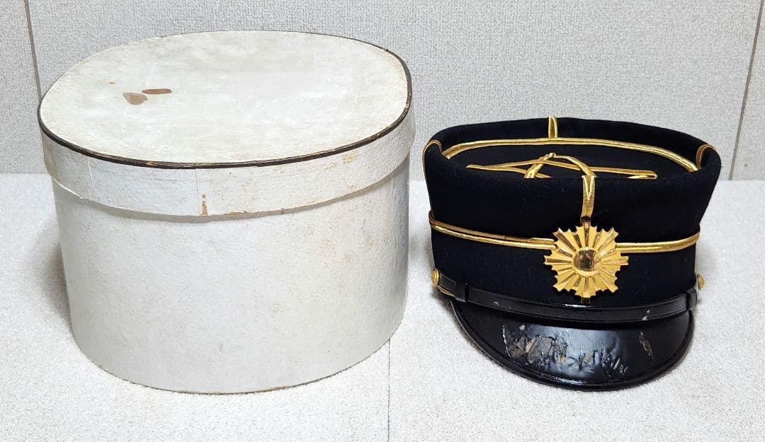 歴史資料 大日本帝国陸軍 大礼帽 制帽 旧日本軍 帽子 軍帽 五芒星