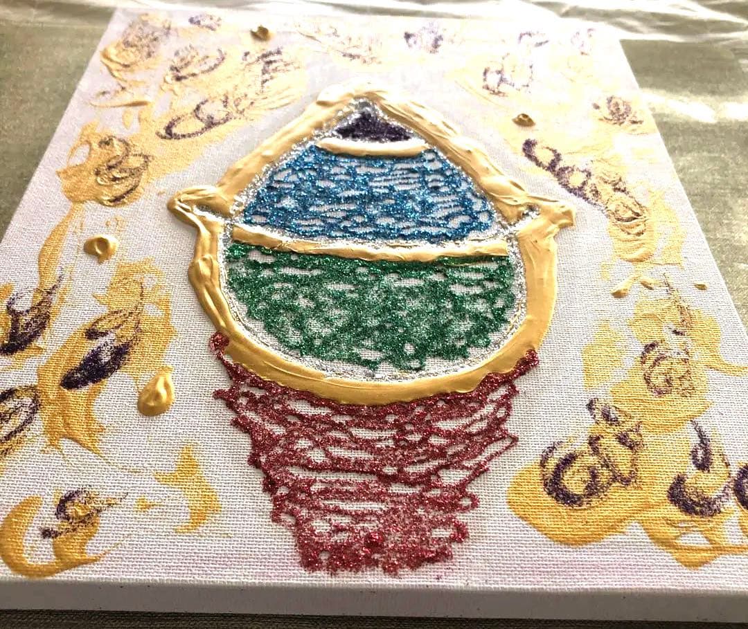 『宝珠』22cm×27.5cm