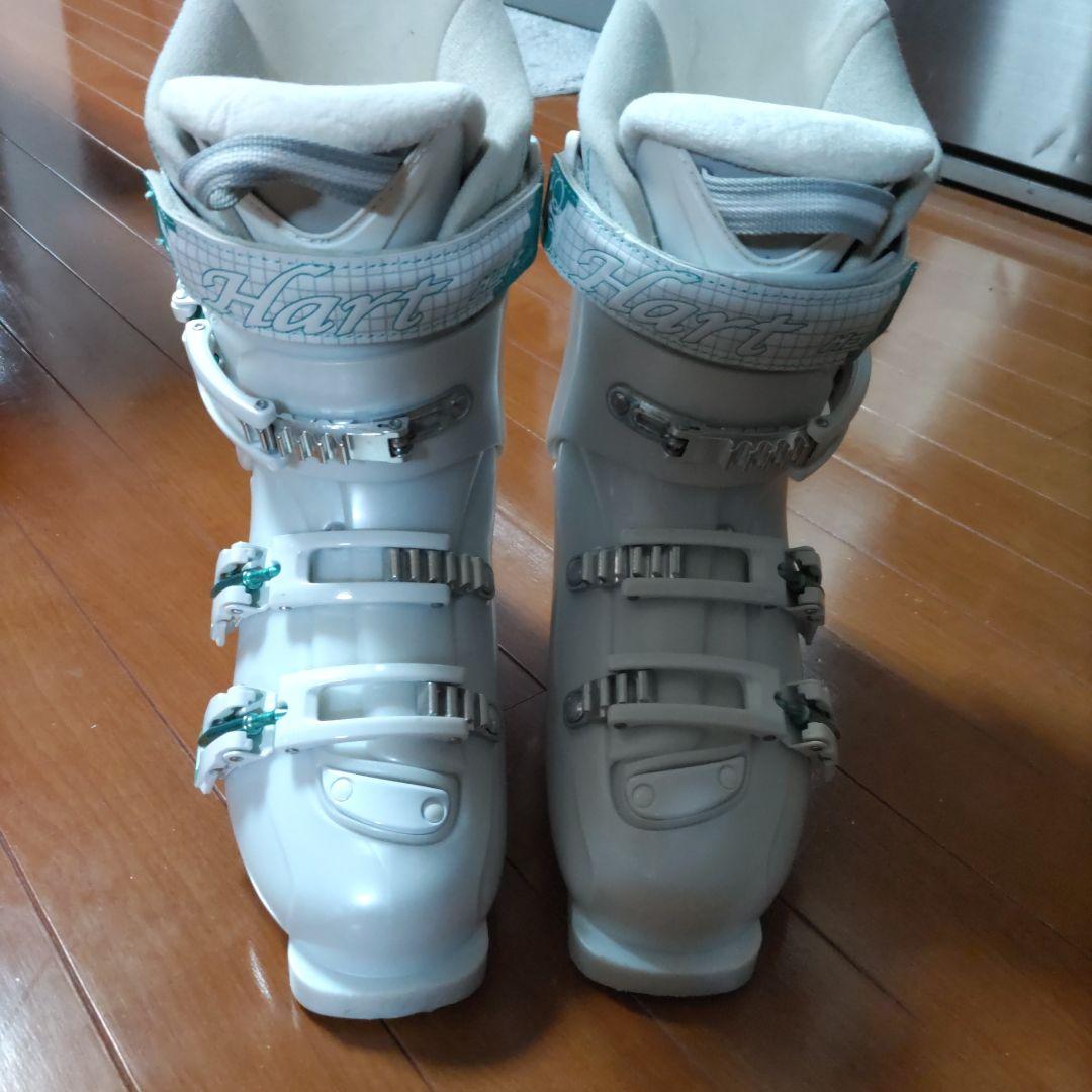 ［年内は27・28日発送可能］ HART 女性用スキー靴 ホワイト24.0