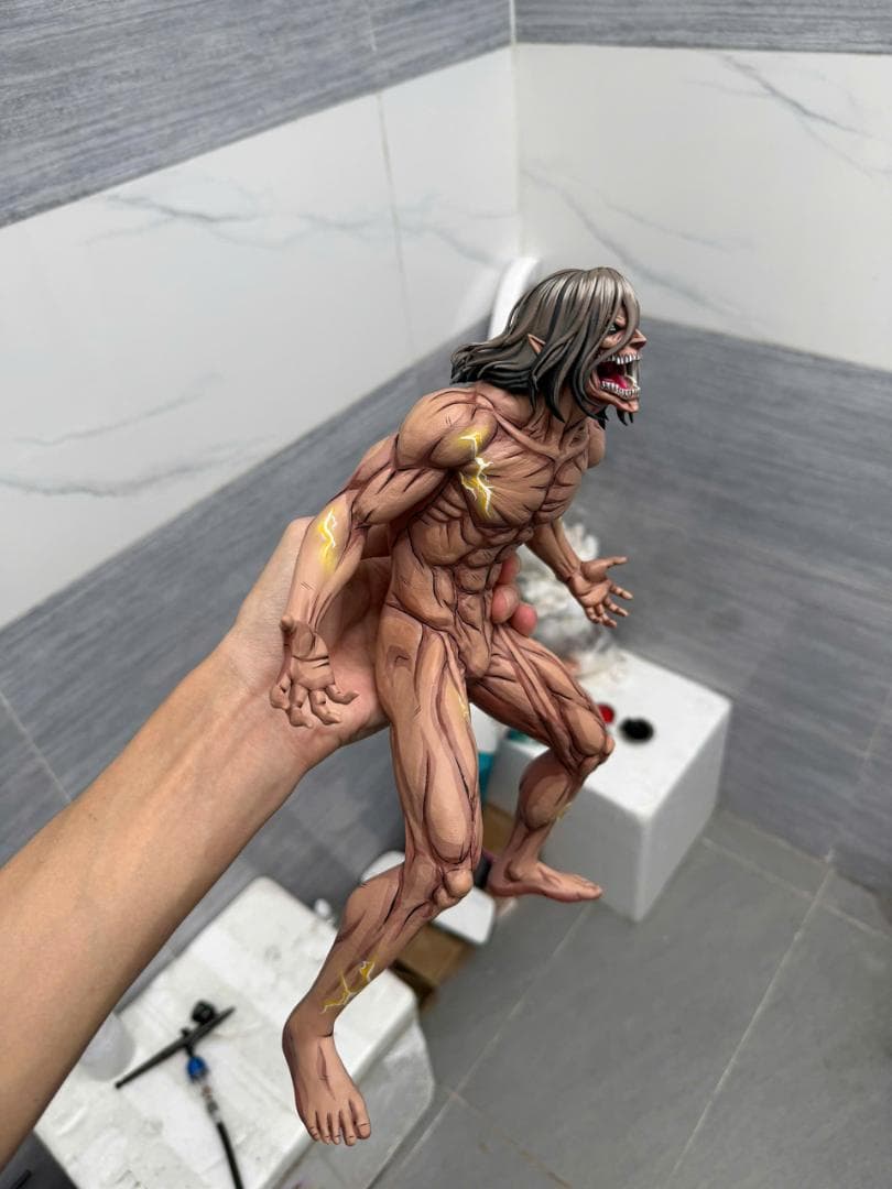 一番くじ 進撃の巨人 A賞 エレン巨人 2D塗装カスタム