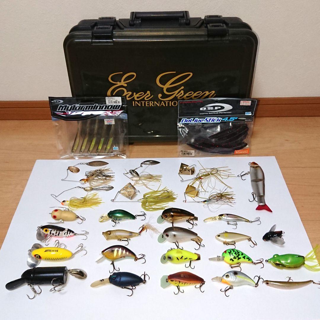 ブラックバス用ルアーまとめ売り へドン、メガバス他 ◎ルアーボックス付き