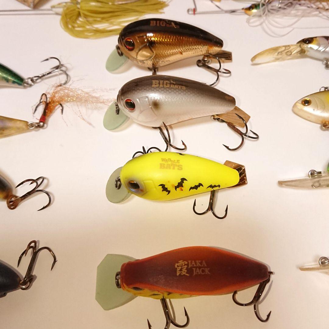 ブラックバス用ルアーまとめ売り へドン、メガバス他 ◎ルアーボックス付き