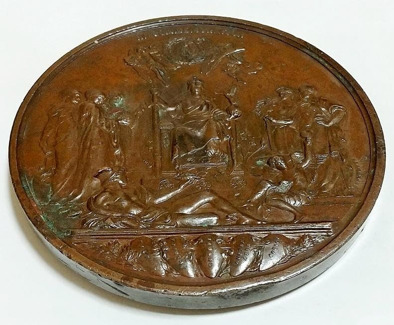 77mm 1887年 イギリス ビクトリア ヴィクトリア 戴冠式 銅メダル