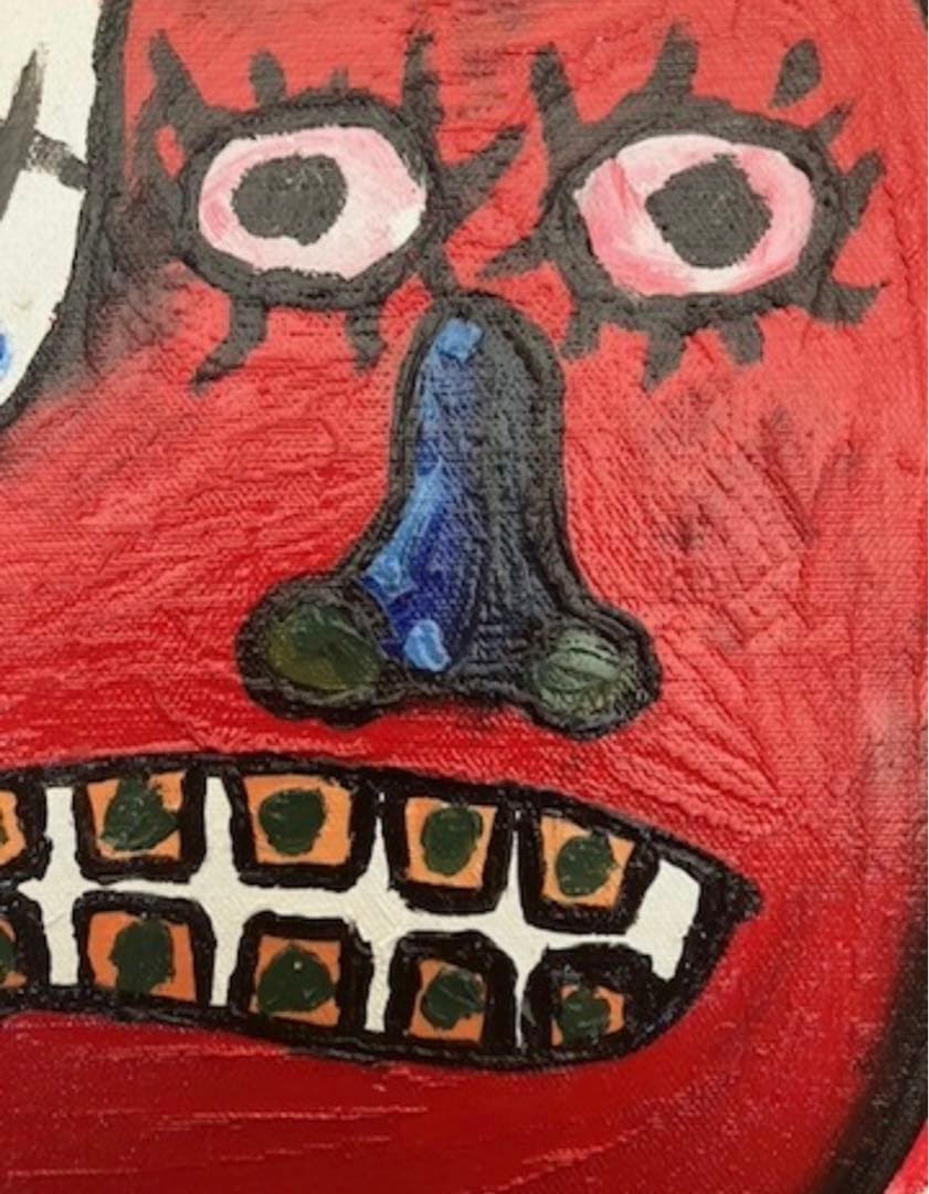 バスキア　油彩　6 模写