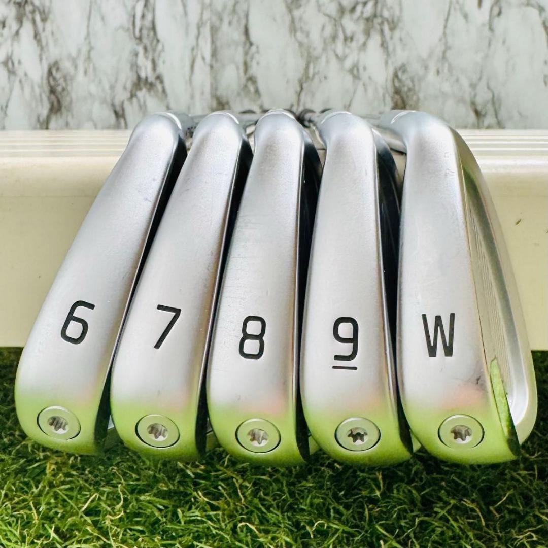 【美品】ピン ブループリント S 黒ドット メンズアイアンセット 5本 S