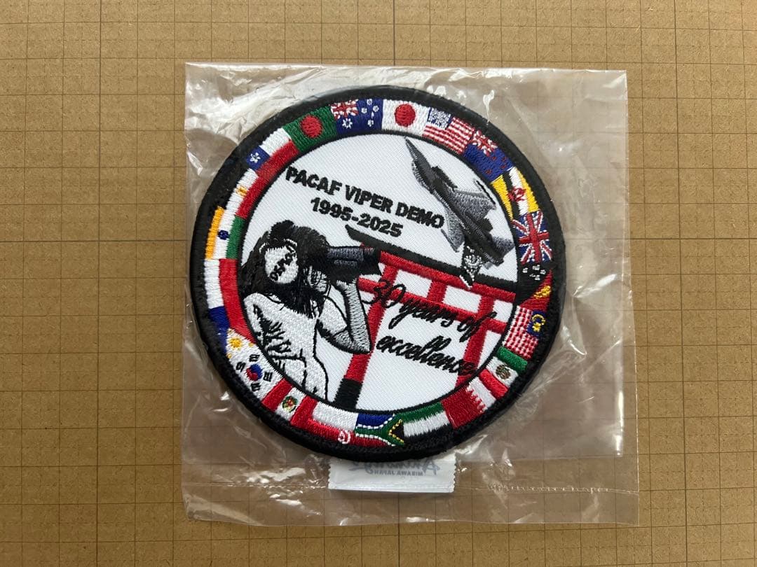 三沢基地　PACAF F-16 デモチーム　ファイナル　パッチ