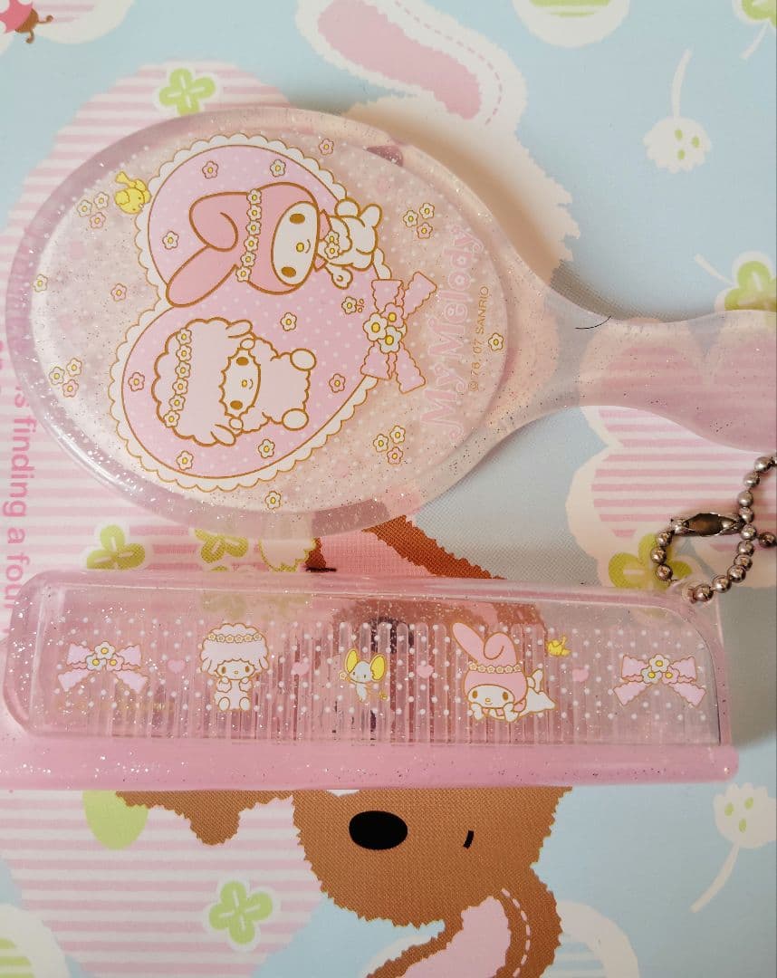 サンリオ♡マイメロ＆ピアノちゃん ミラー＆コームセット【激レア】