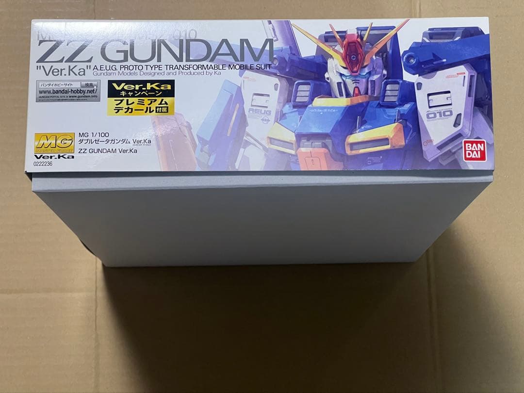 MG ダブルゼータガンダムVer．Kaプレミアムデカール付属