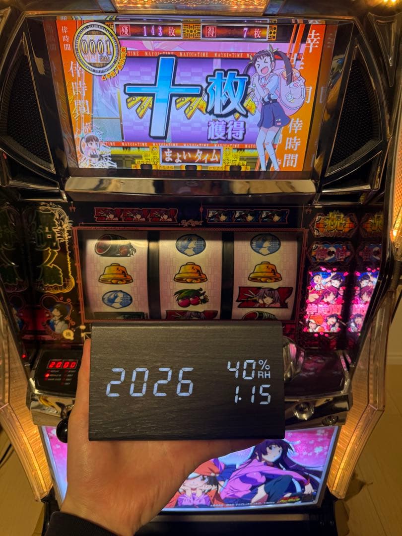 パチスロ実機 化物語 ヒロインパネル 送料込み