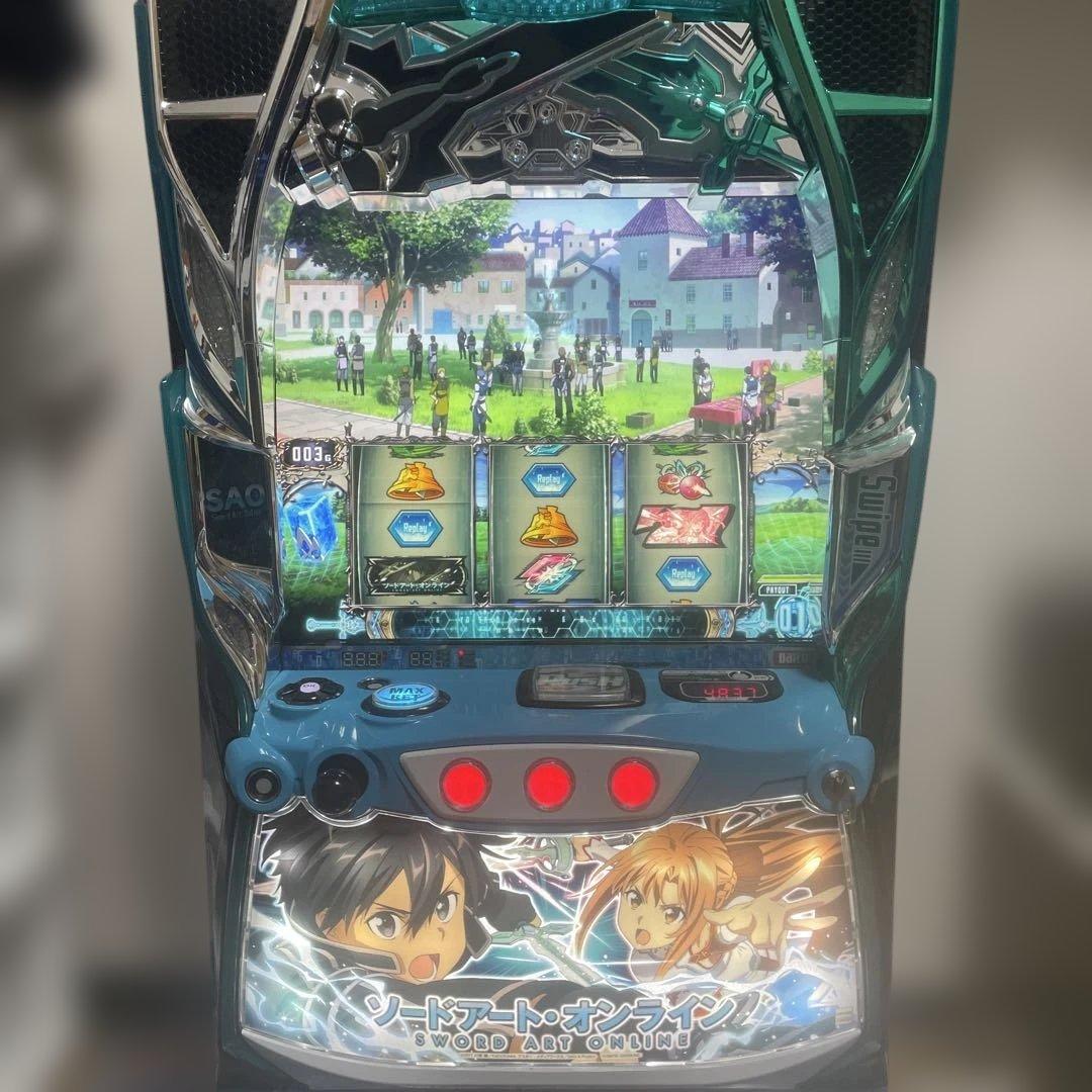 おまめページ Ｌ　ソードアート・オンライン SAO スマスロ　実機