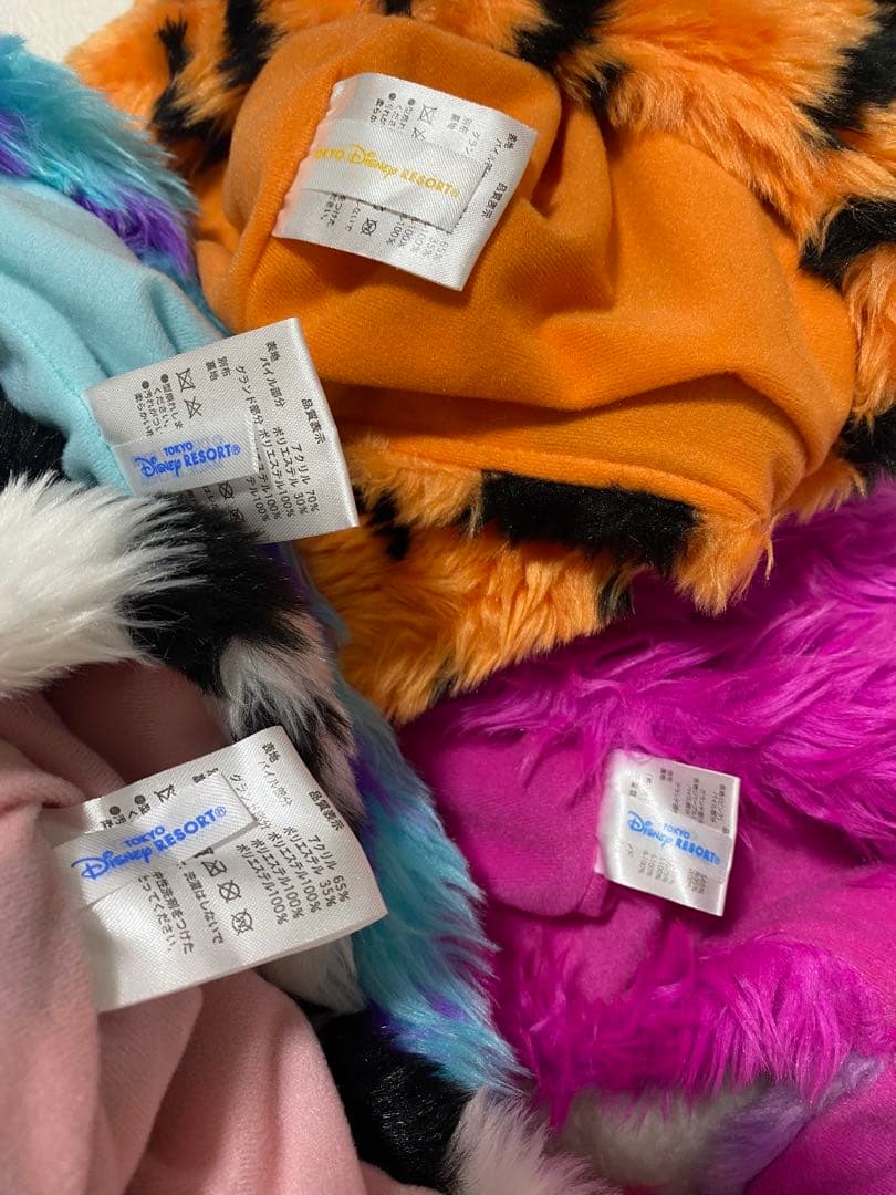 ディズニー ファンキャップ　フード　手袋付き　マフラー　被り物　セット