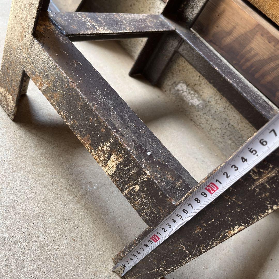 ヴィンテージアイアン台　鉄板付き