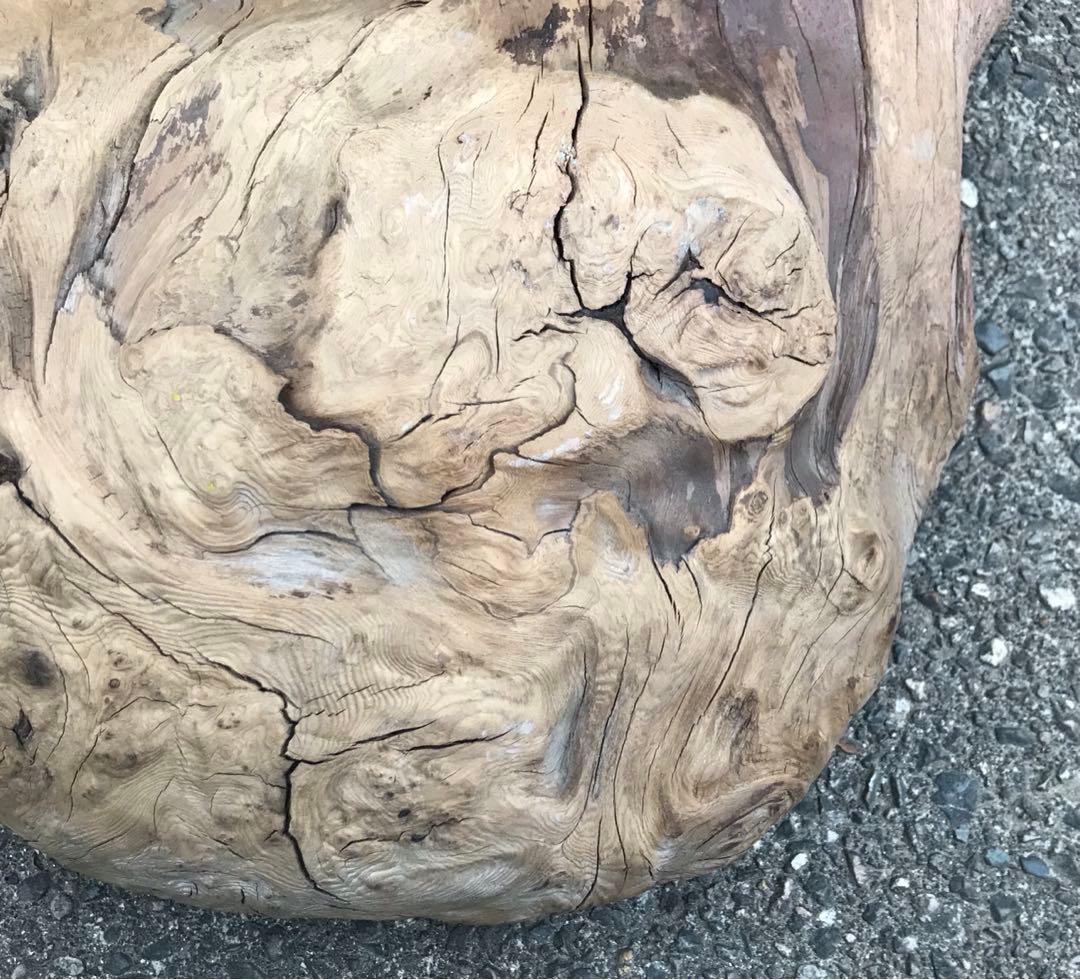 30年前に拾って乾燥させてあった流木