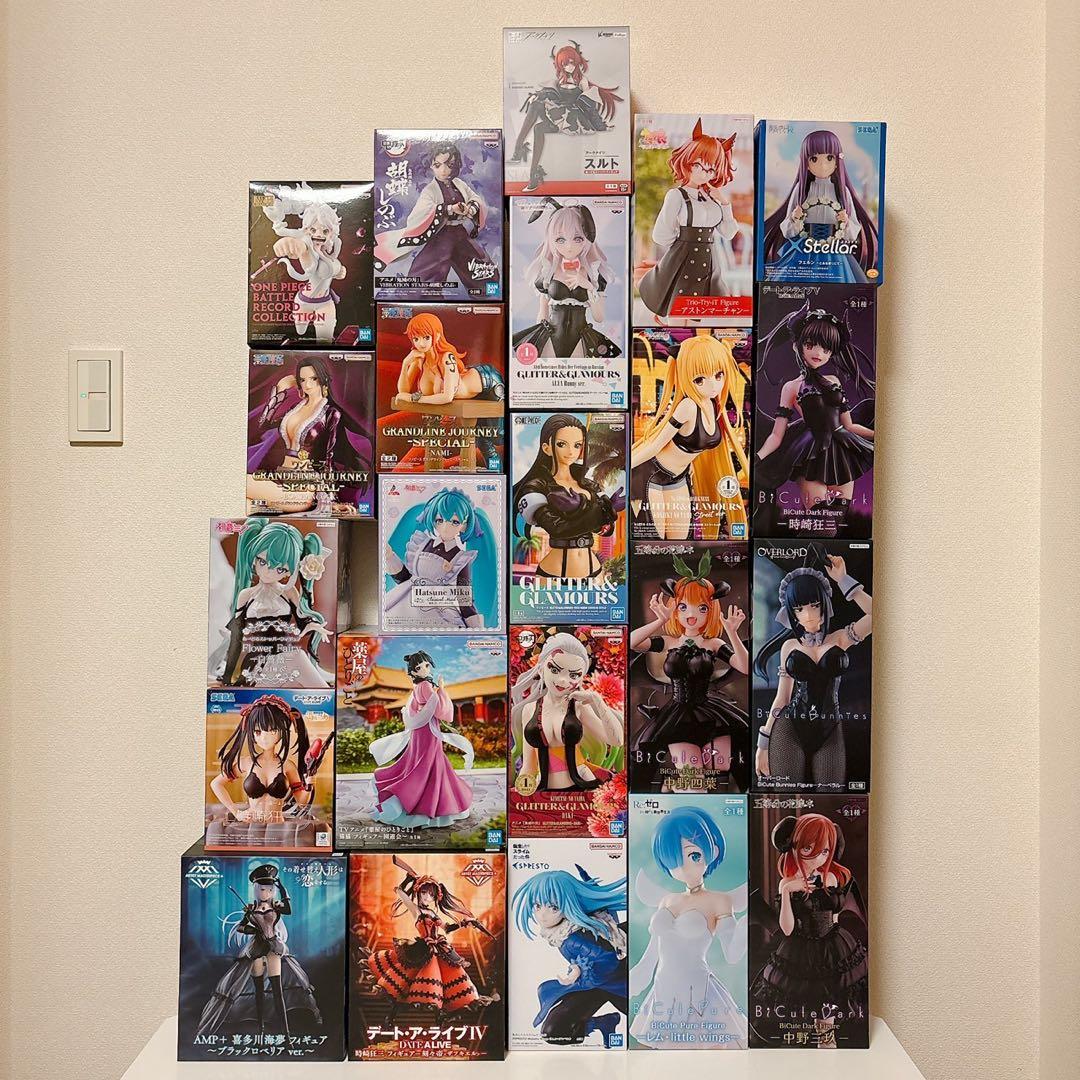 新品未開封 フィギュア 23種 初音ミク・猫猫・時崎狂三・中野四葉 ほか