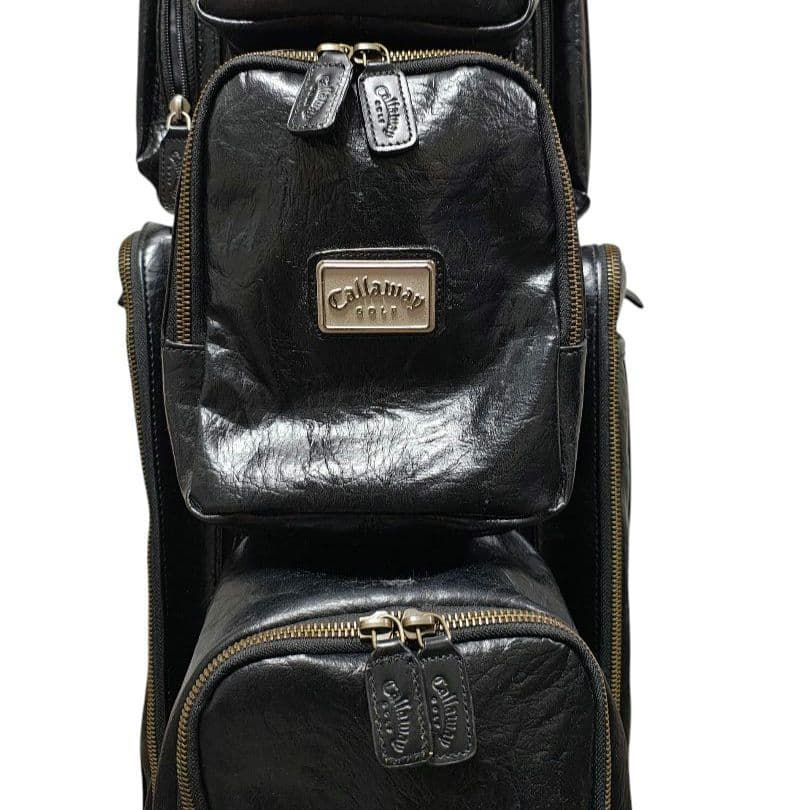 Callaway キャロウェイ ゴルフ キャディバッグ ブラック PUレザー