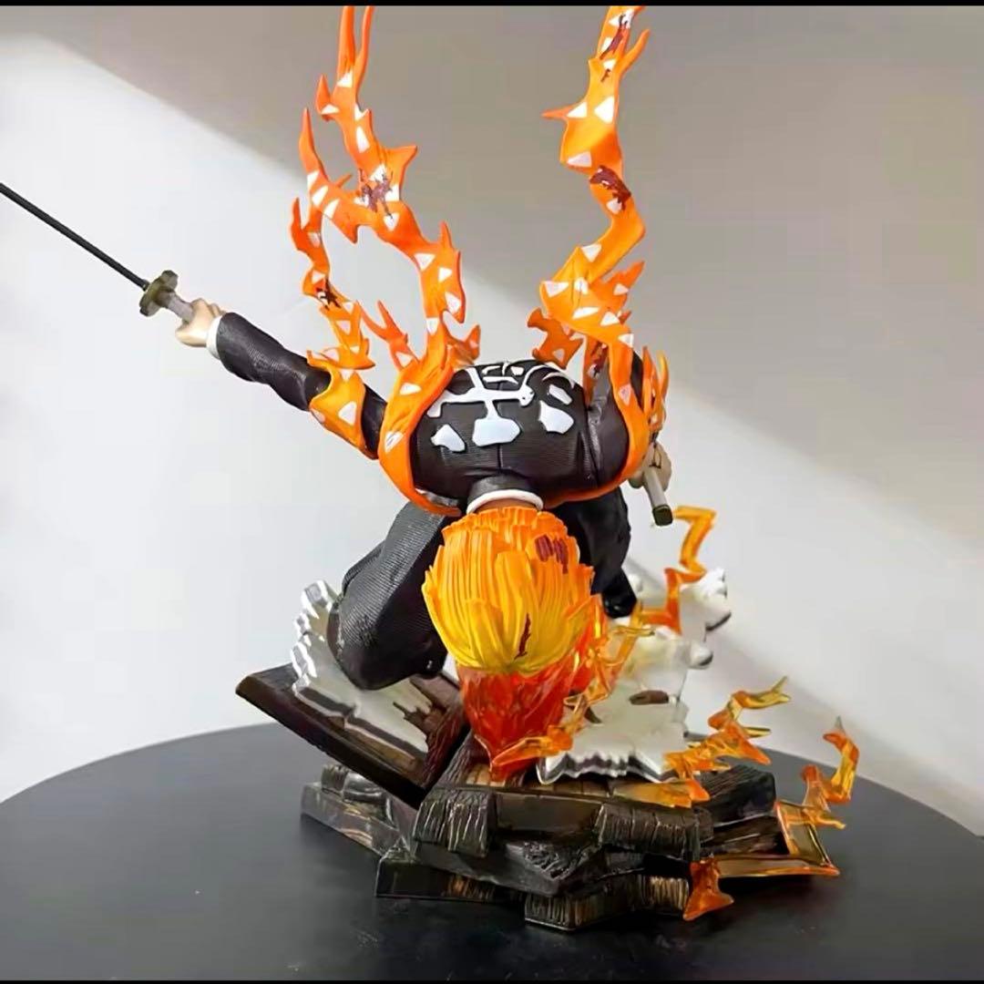 28cm 鬼滅の刃 我妻善逸 火雷神 フィギュア ガレージキット