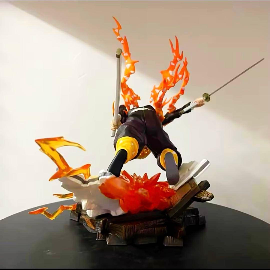 28cm 鬼滅の刃 我妻善逸 火雷神 フィギュア ガレージキット