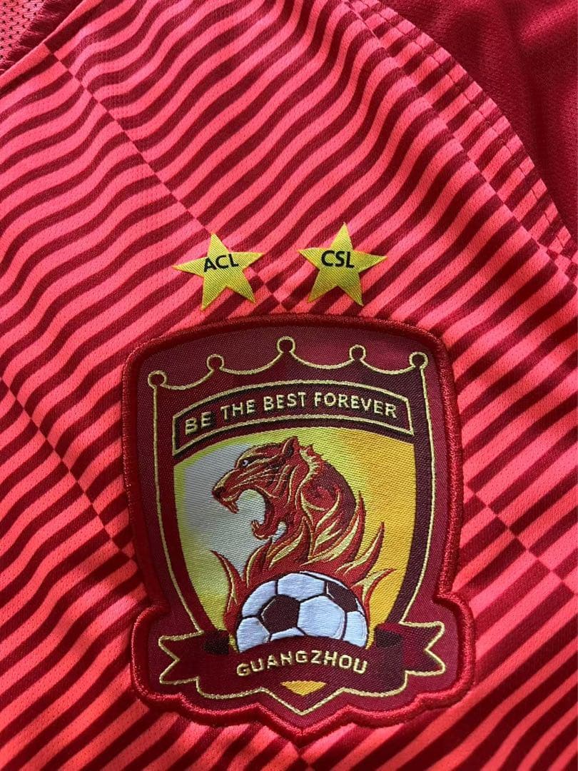 【★マッチウォーン★支給品】2019広州恒大CSL#8パウリーニョ選手