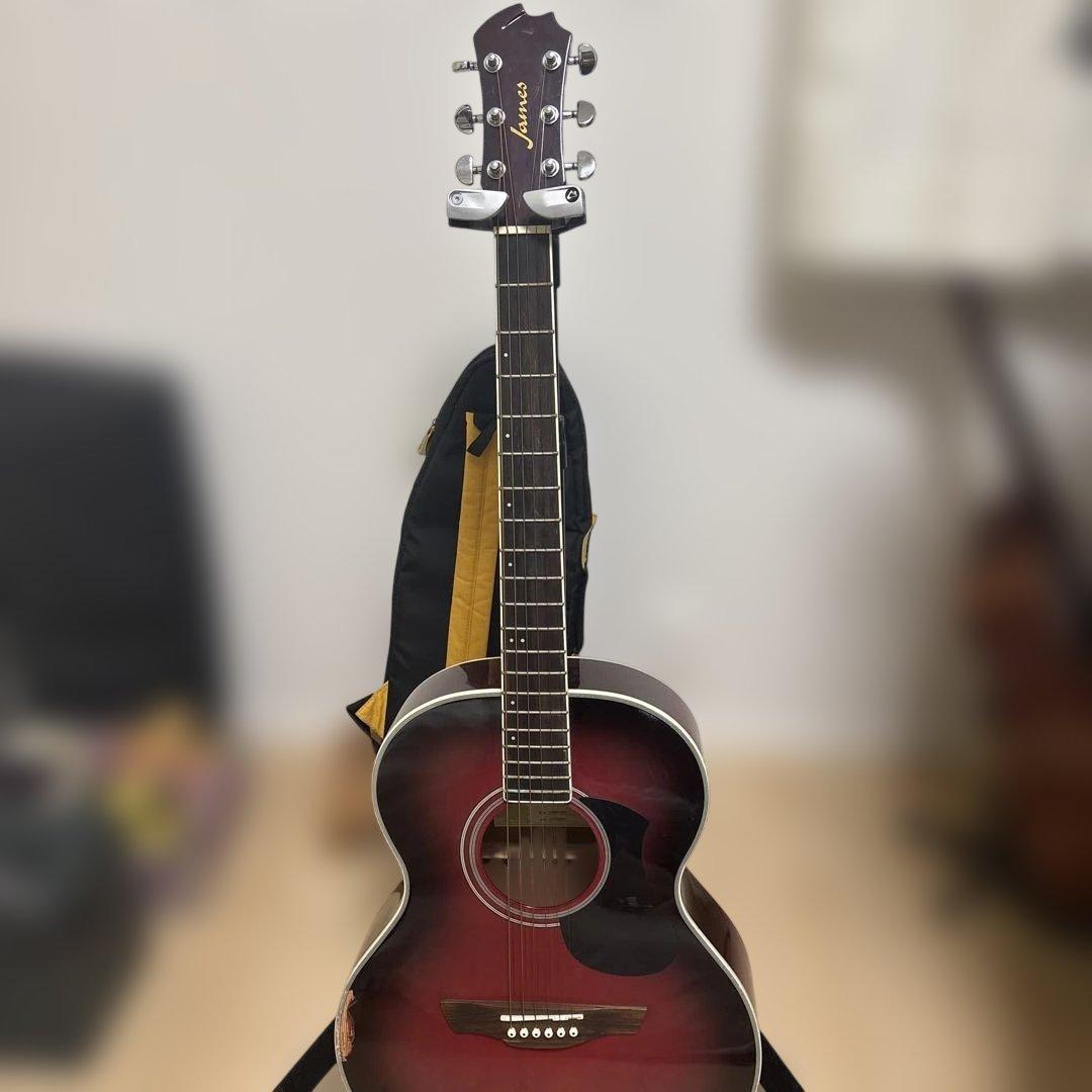 James J-300A アコースティックギター レッドグラデーション