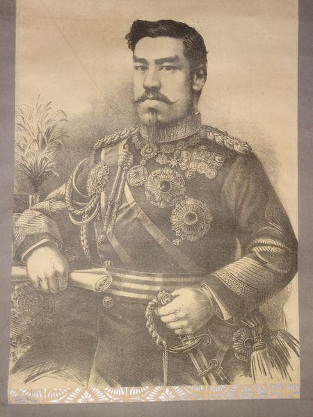 1905年 明治38年 明治天皇 宣戦詔勅 平和克復詔勅 軍人勅諭 紙本 掛軸