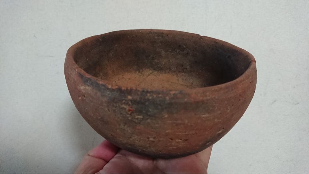 花器 古墳 碗型 土器 土碗 土師器 発掘 出土 骨董 古美術