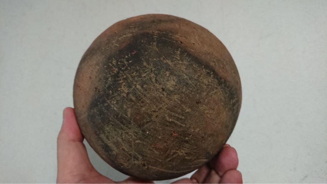 花器 古墳 碗型 土器 土碗 土師器 発掘 出土 骨董 古美術