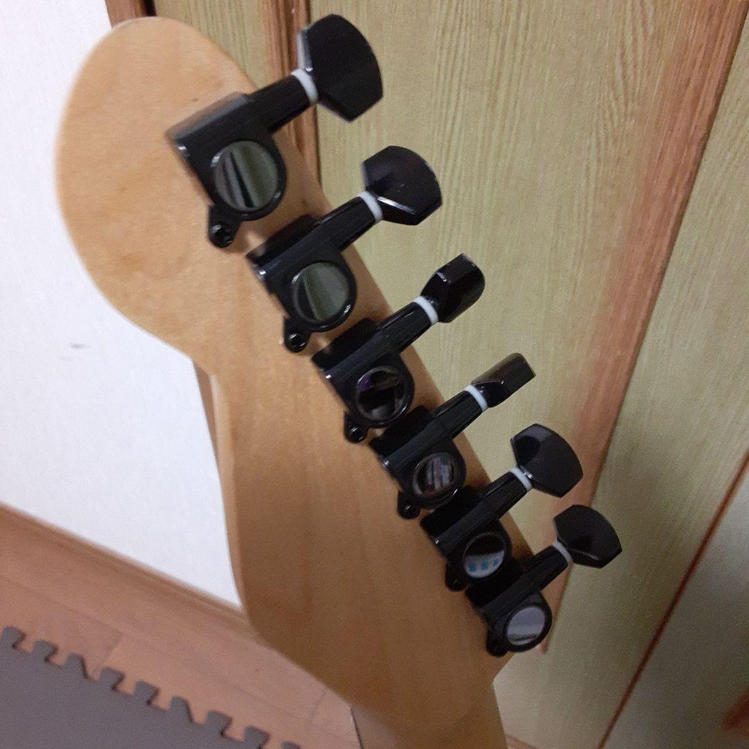 美品　SELDER グラデーショングリーン エレキギター