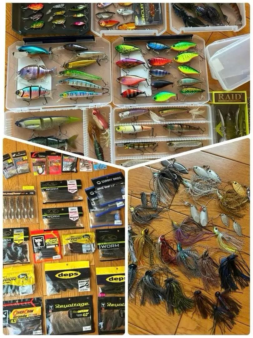 希少 廃盤 レア品あり バス釣り引退セット 【新品未使用】