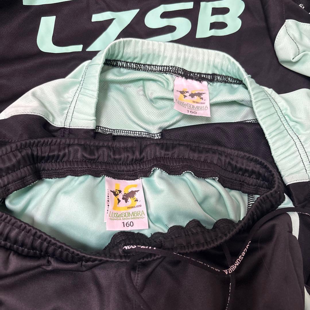 LZSB サッカーウェアセット 黒/ミント